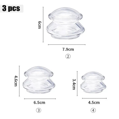 Silicone Massage Cups – Vacuum Cupping Therapy Deep Tissue