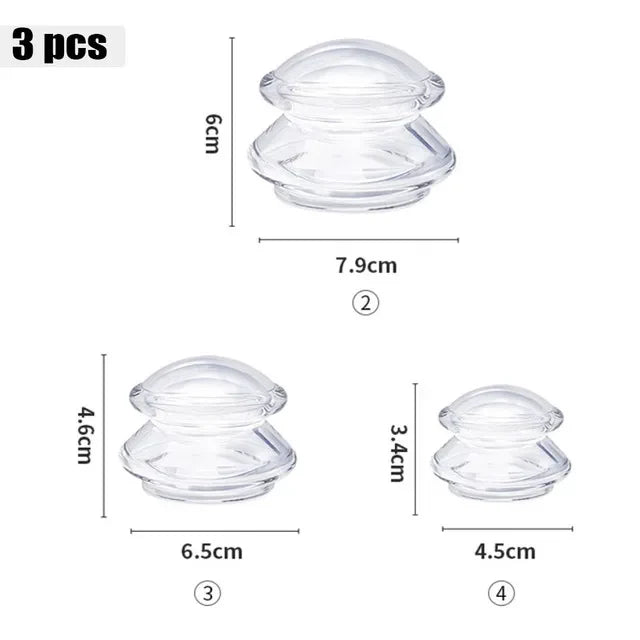 Silicone Massage Cups – Deep Tissue Relaxation Therapy