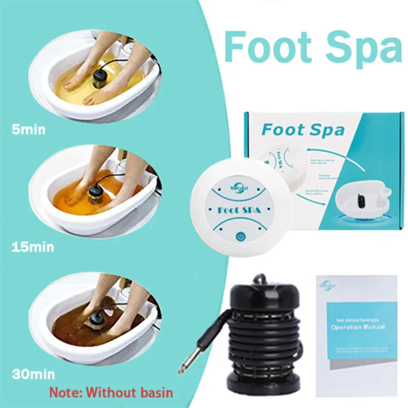 Foot Detox Ionic Spa Machine Foot Bath Massager With Arrays