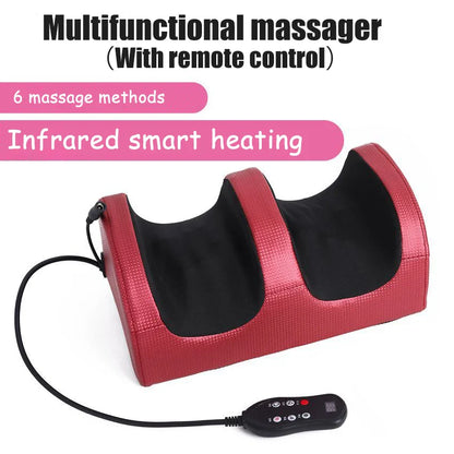 Electric Foot Massager With Remote Heating Shiatsu Kneading
