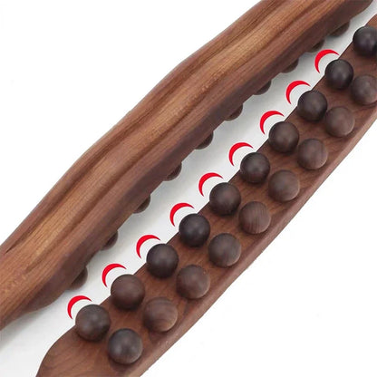 Beech Gua Sha Massage Bar For Full Body Rolling Meridian