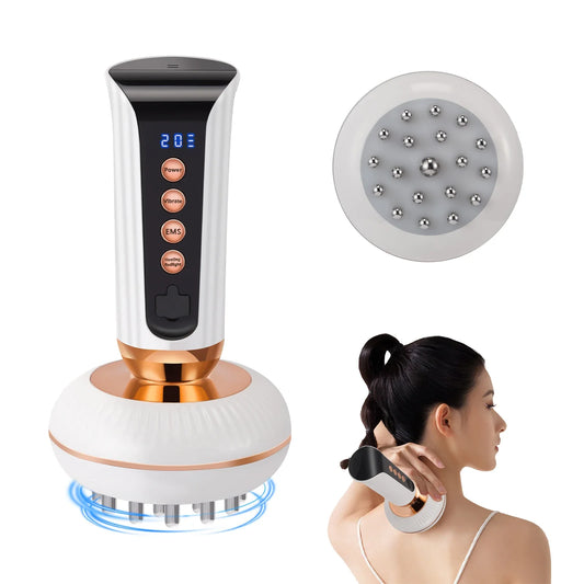 20 Gears Electric Gua Sha Cupping Massager With Heating