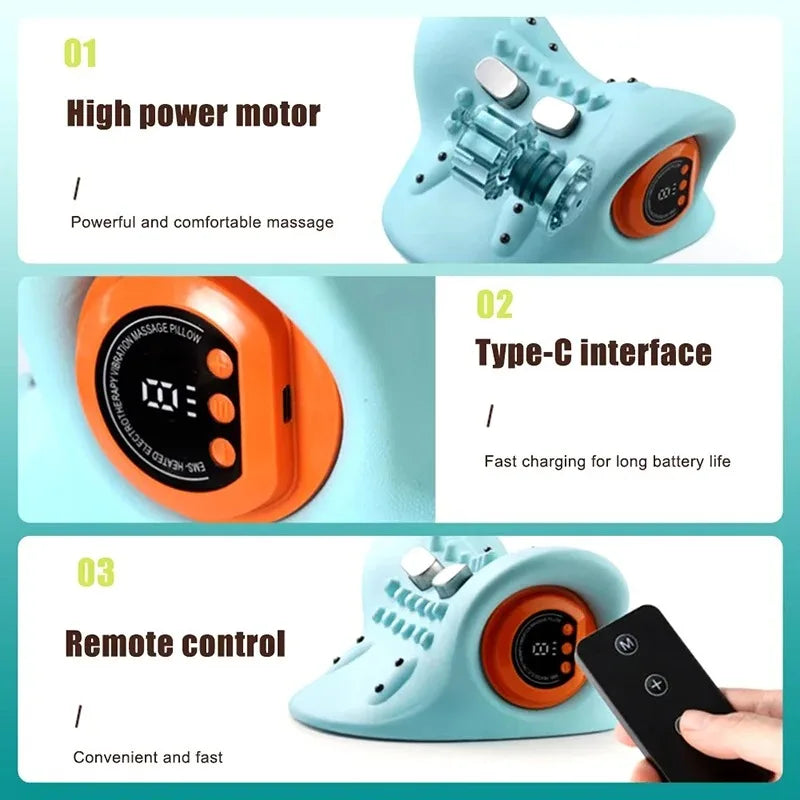 Electric Cervical Massager Neck Stretcher – Pain Relief