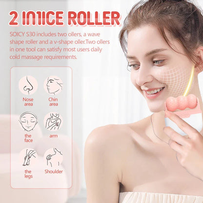 Ice Cold Facial Massager Roller Anti Wrinkle Lifting