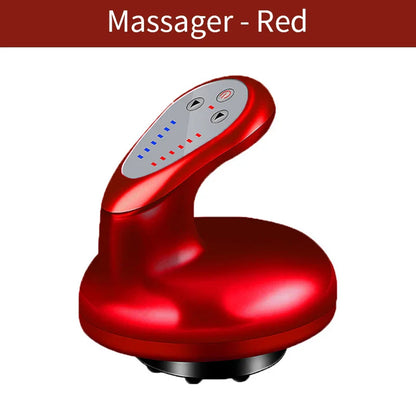 Electric Scraping Cupping Massage Device With Vacuum Cup