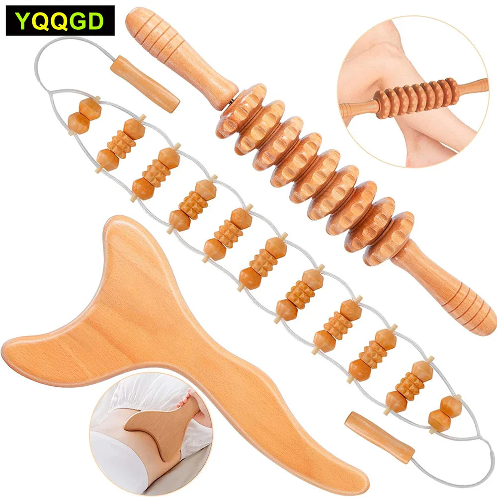 Wood Therapy Massage Kit – Effective Body Shaping Relief