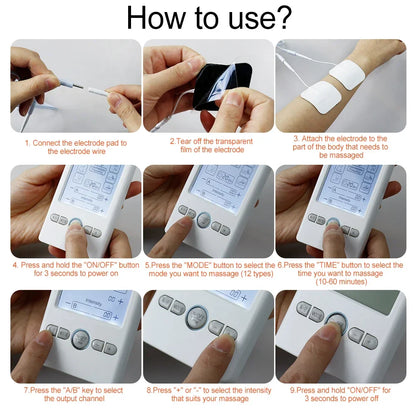 Low Frequency Tens Ems Massager for Body Pain Relief