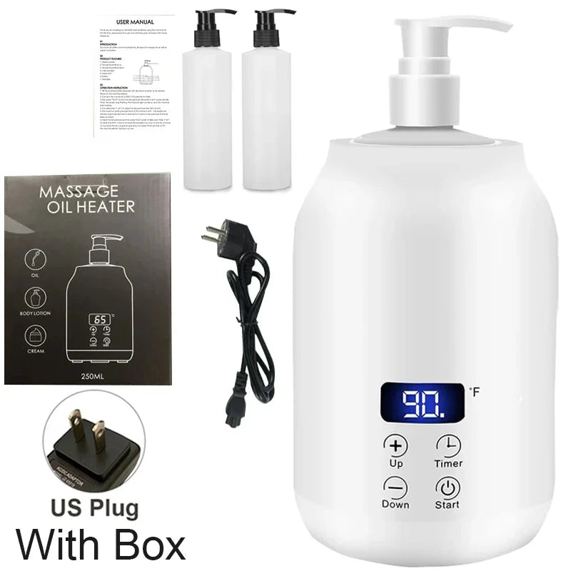 Massage Oil Heater With LED Screen – Digital Display