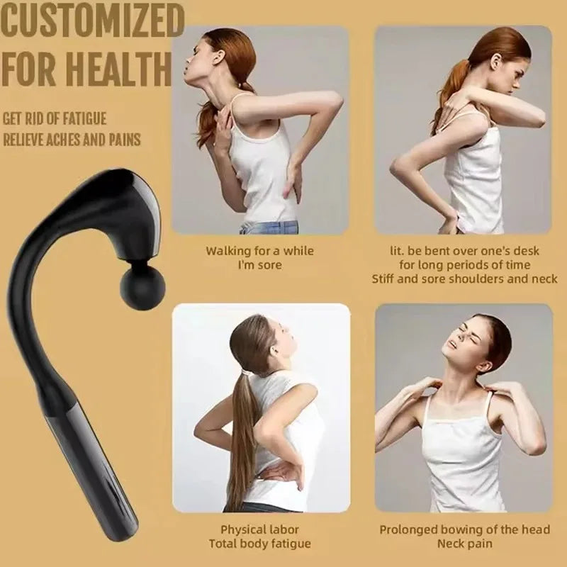 Fascia Gun Portable Deep Tissue Massage - Extended Handle