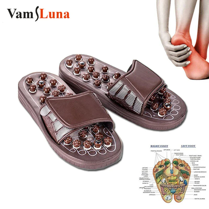 Foot Massage Acupuncture Slippers – Acupoint Activation