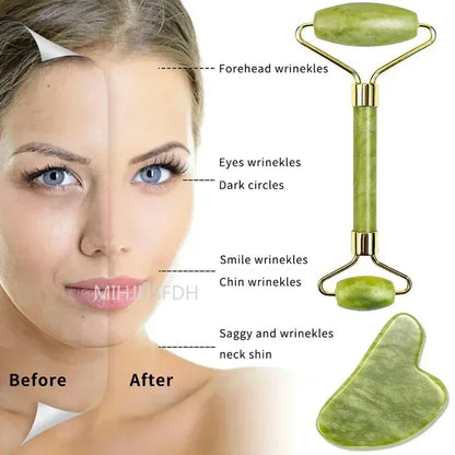 Jade Roller & Gua Sha Set