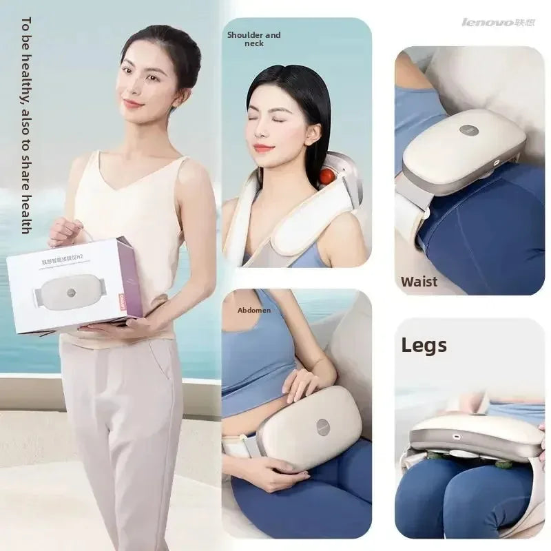 Abdominal Massager With Automatic Heating, Wireless Dual Disc For Slim