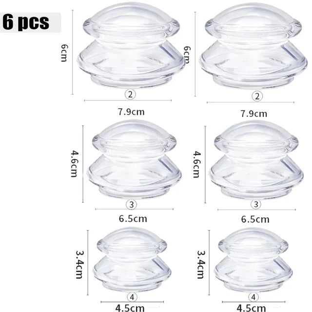 Silicone Massage Cups – Deep Tissue Relaxation Therapy