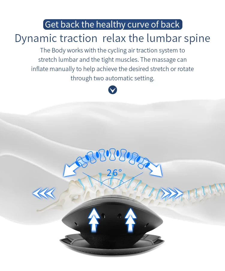 Multi-Level Back Vibration Electric Waist Massager with Heat Therapy