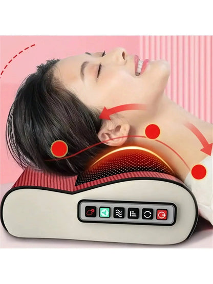Neck Massager with Shoulder and Back Kneading, Multi Speed Hot Compress