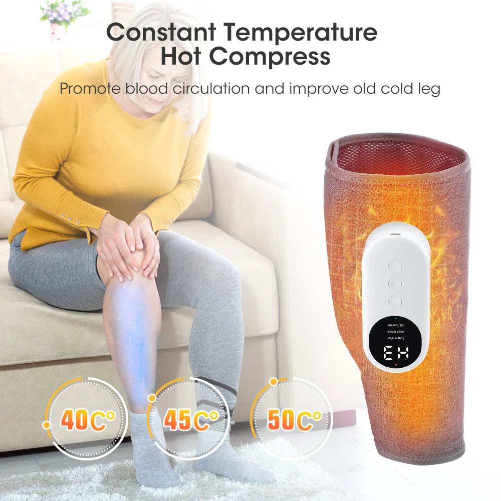 360° Airbag Leg Calf Massager with 3 Modes, Wireless, Foot and Calf Relaxation