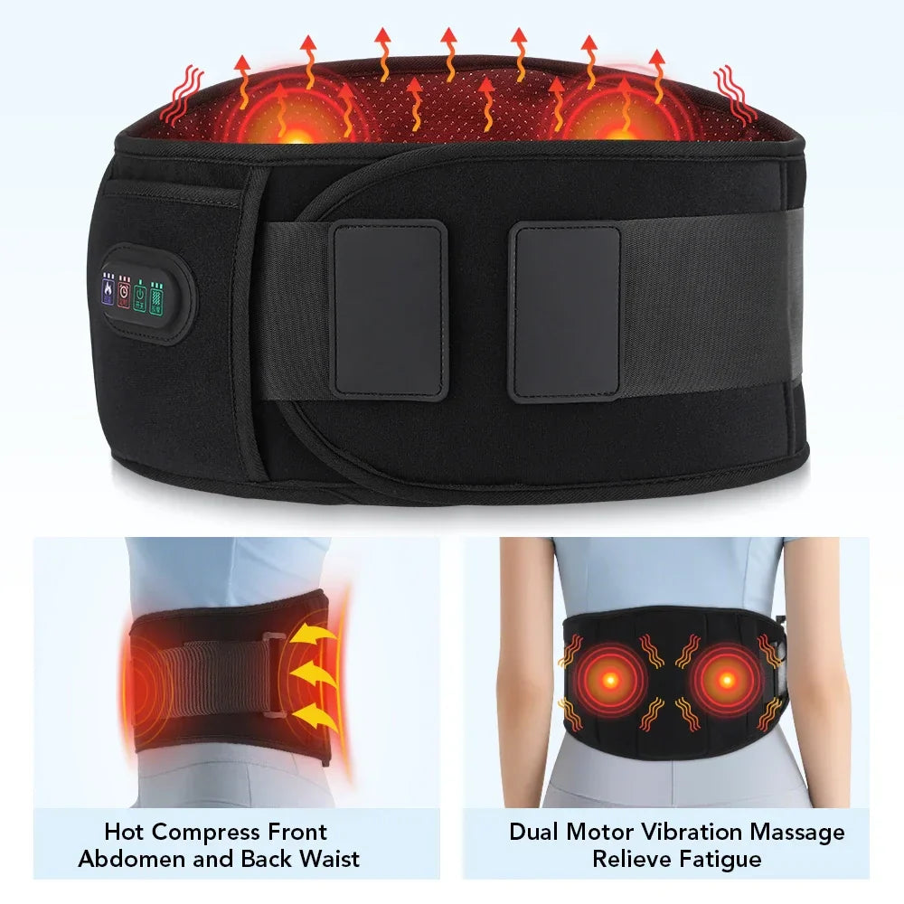 Electric Heating Lower Back Massager Belt – Heat Therapy