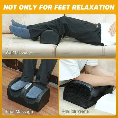 Heated Electric Foot Massager with Shiatsu Kneading, Deep Tissue Calf Massage