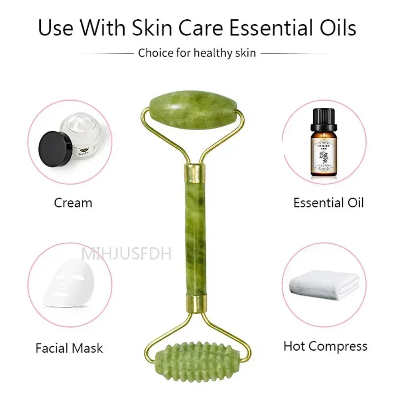 Jade Roller & Gua Sha Set