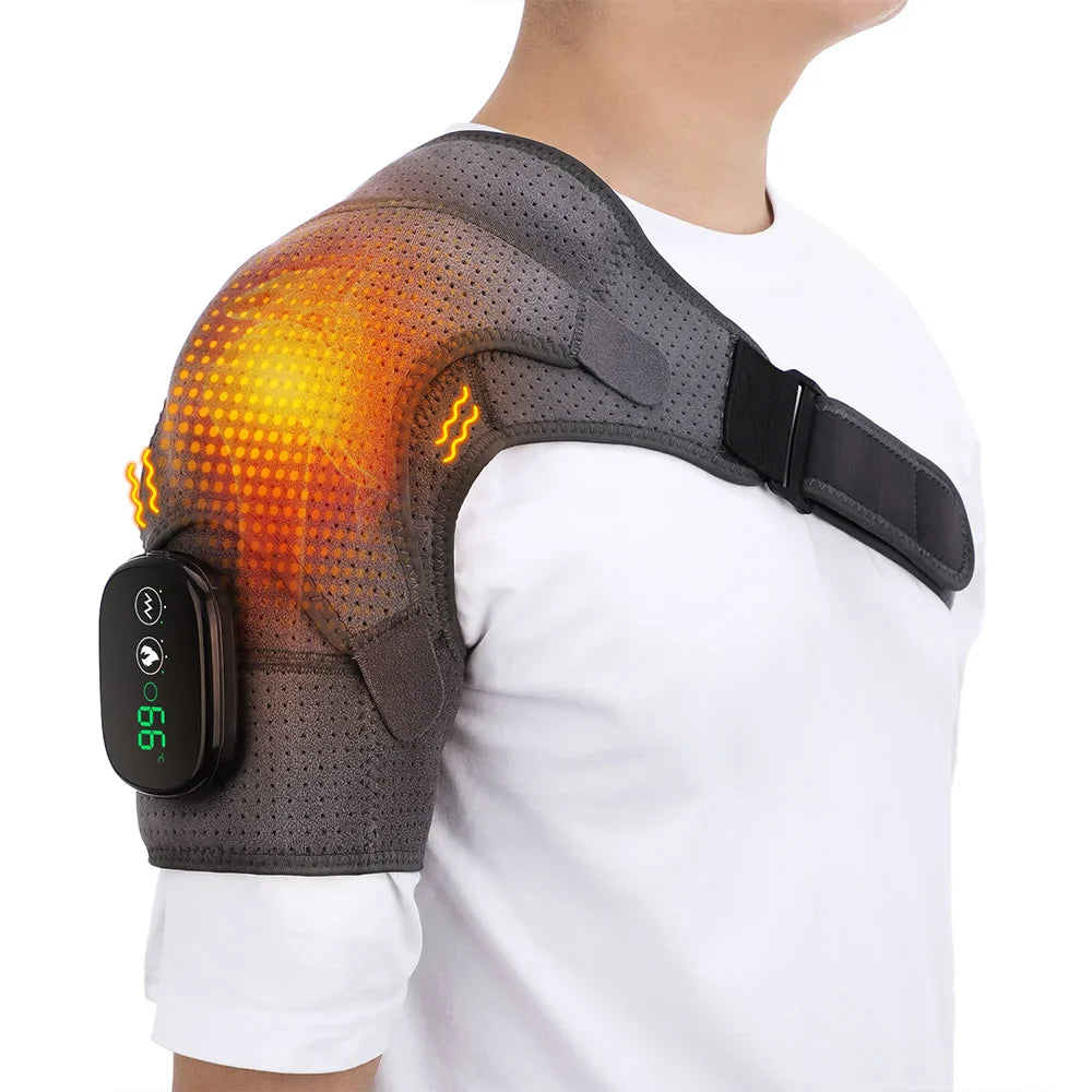 2 In 1 Shoulder Massager – Heating For Pain Relief Aid