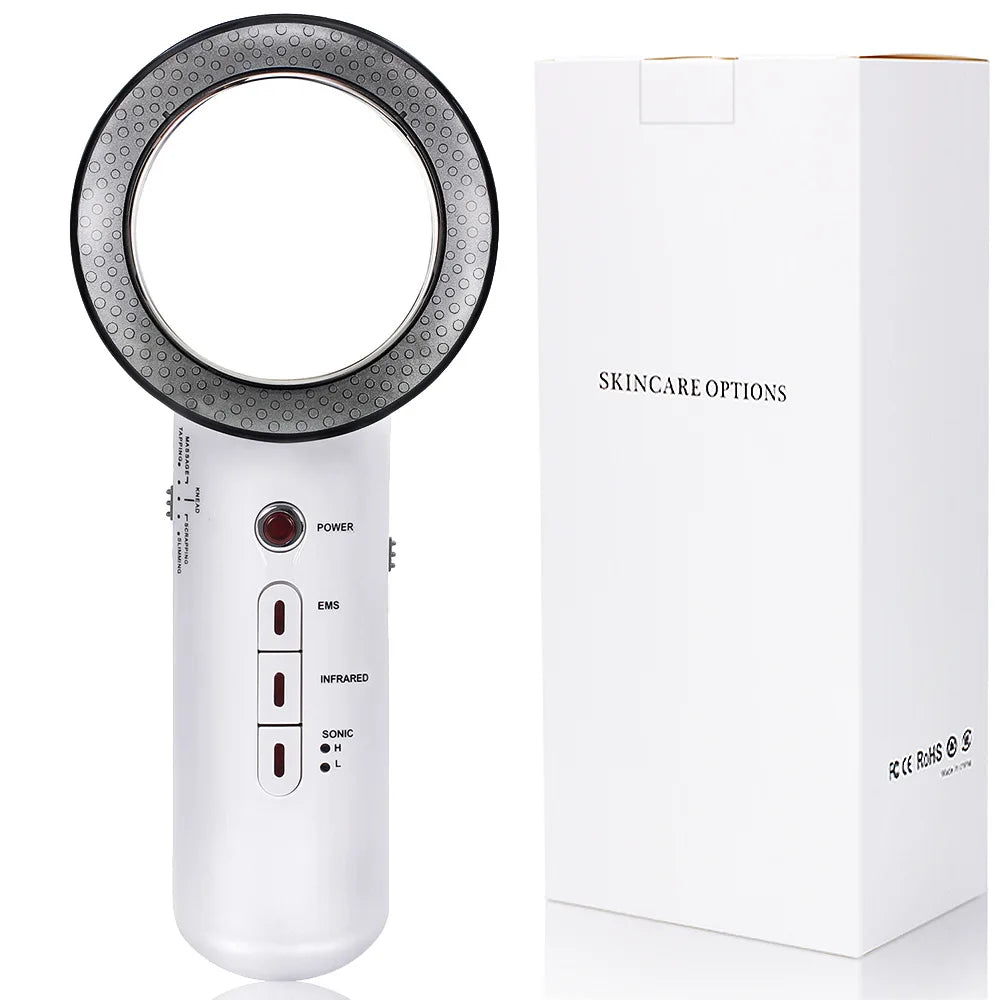 EMS Ultrasonic Body Slimming Massager with Infrared and Galvanic Cavitation