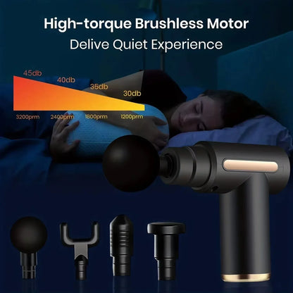 Fascial Massage Gun – Deep Tissue Relief with LED Touch Screen