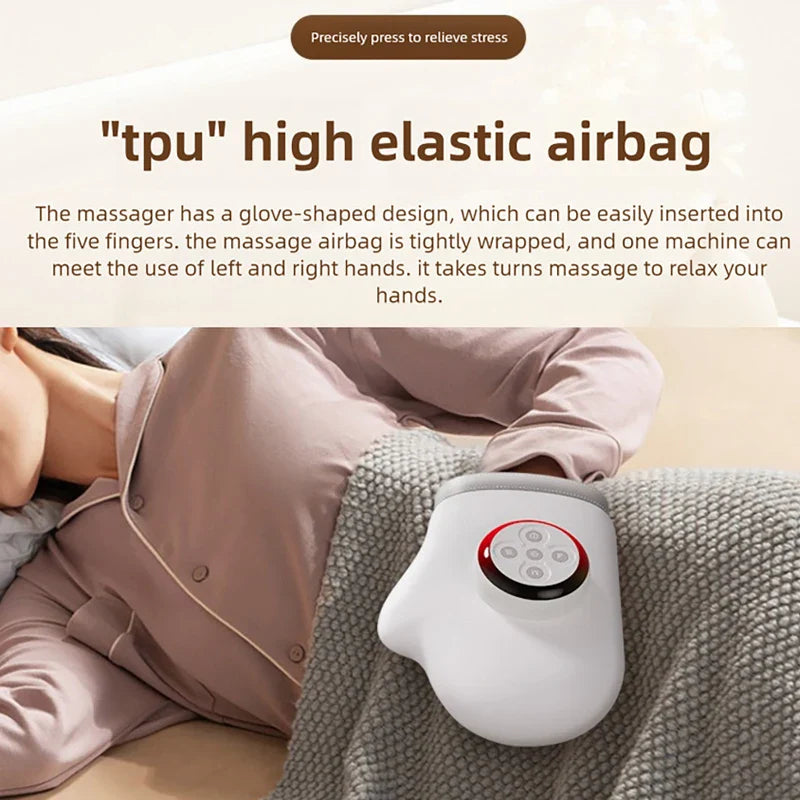 Wireless Hand Massager With Airbag Compression – Pain Relief