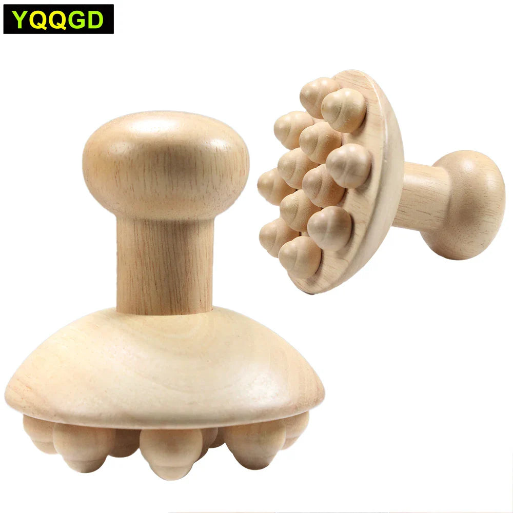 Wood Therapy Mushroom Massage Tool – Natural Anti-Cellulite Solution