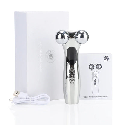 EMS Face Roller V Shaped Massager Microcurrent Lift Tool