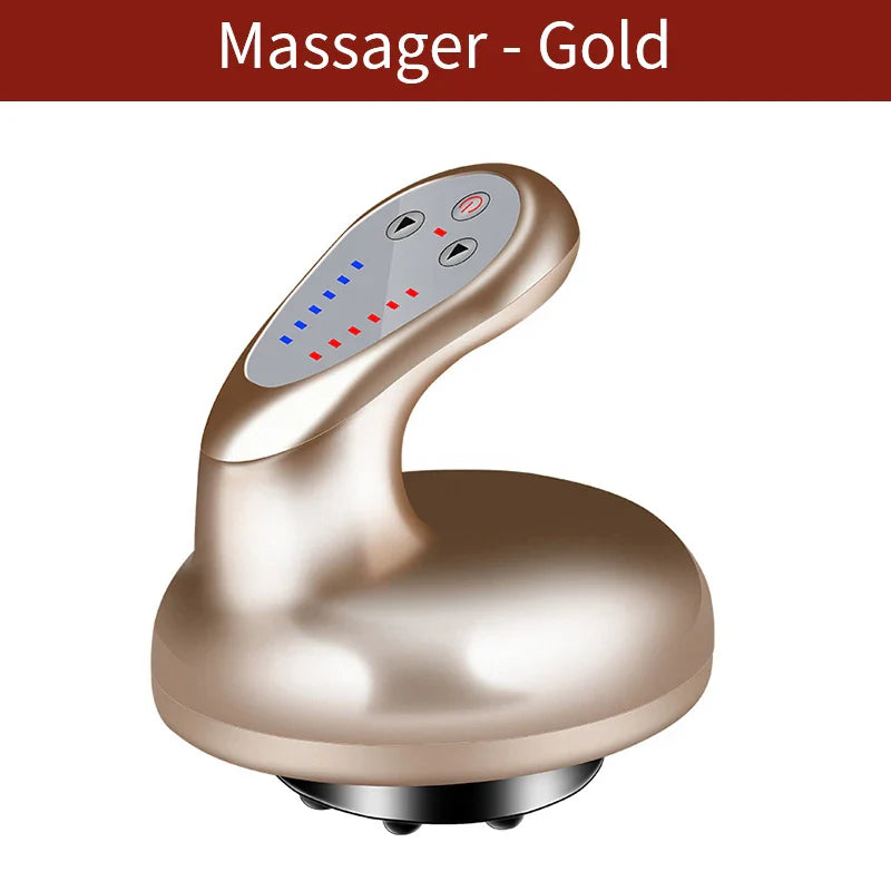 Electric Scraping Cupping Massage Device With Vacuum Cup