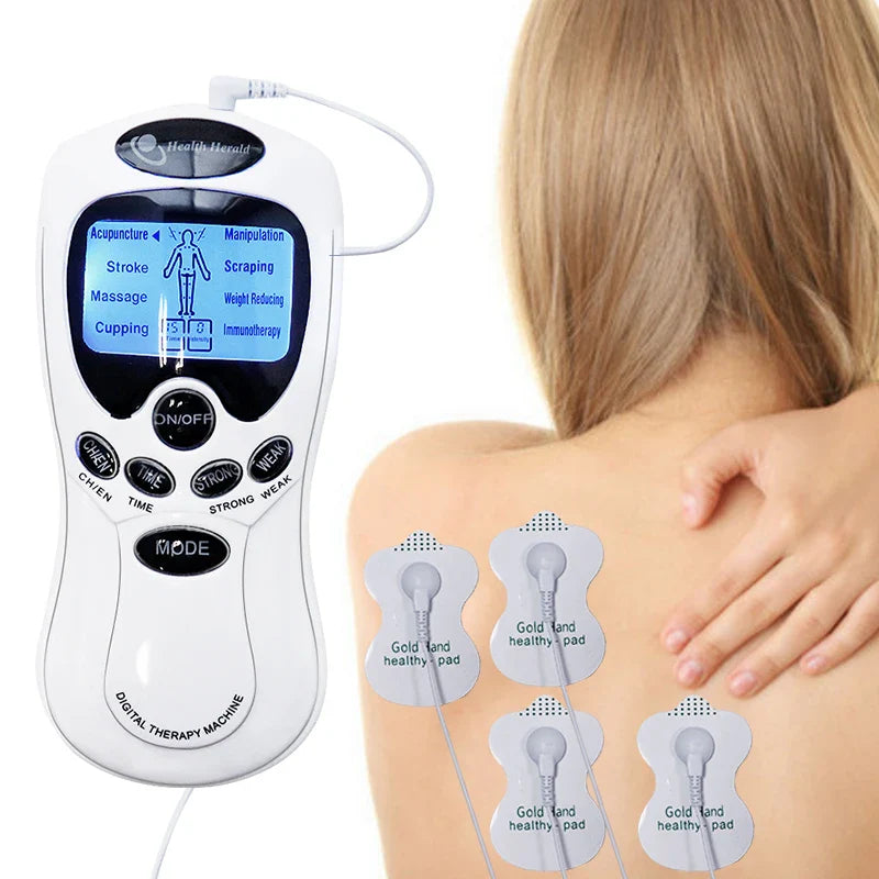 Electric TENS Massager With 12 Modes, Muscle Stimulator For Physiotherapy