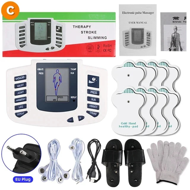 EMS Tens Electro Muscle Stimulator 8 Modes Pulse Massager