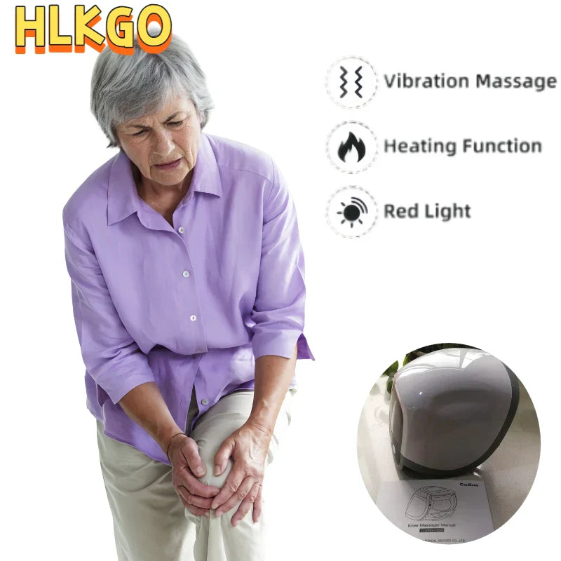 Rechargeable Heated Knee Massager Pad With Infrared Therapy