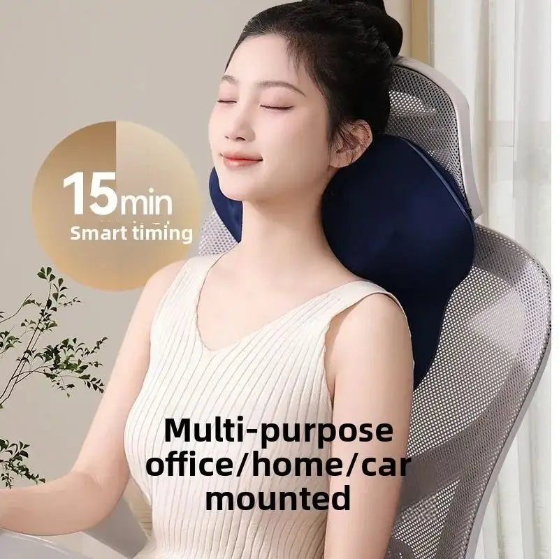 Wireless Cervical Massager Full Body Kneading Heat Pillow