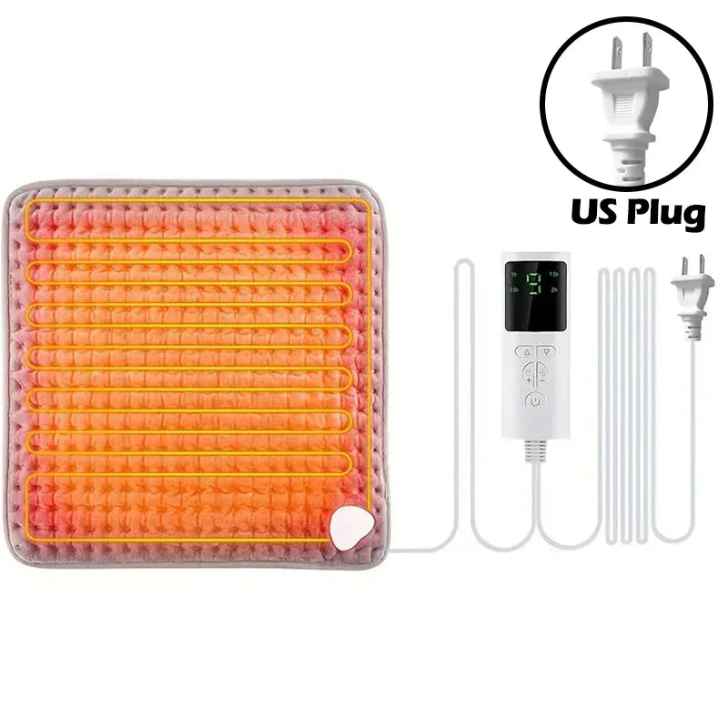 Winter Electric Heating Foot Pad With 9 Level Massager