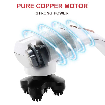 2025 NEW Electric Handheld Dolphin Massage Stick Shoulder Neck Tapping Cervical Spine Waist Legs Whole Body Meridian Relaxation – Back And Neck Relief