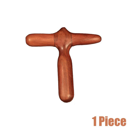Wooden Neck Chin Massager Stick For Acupoint Massage Tool