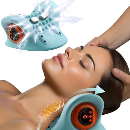 Electric Cervical Massager Neck Stretcher – Pain Relief