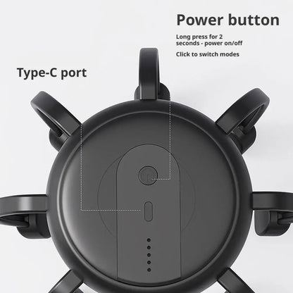 Electric Head Massager With 8-Claw Octopus Design, Portable Therapy Device