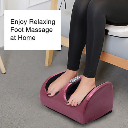 Electric Foot Massager with Heating, Shiatsu Kneading and Roller Massage