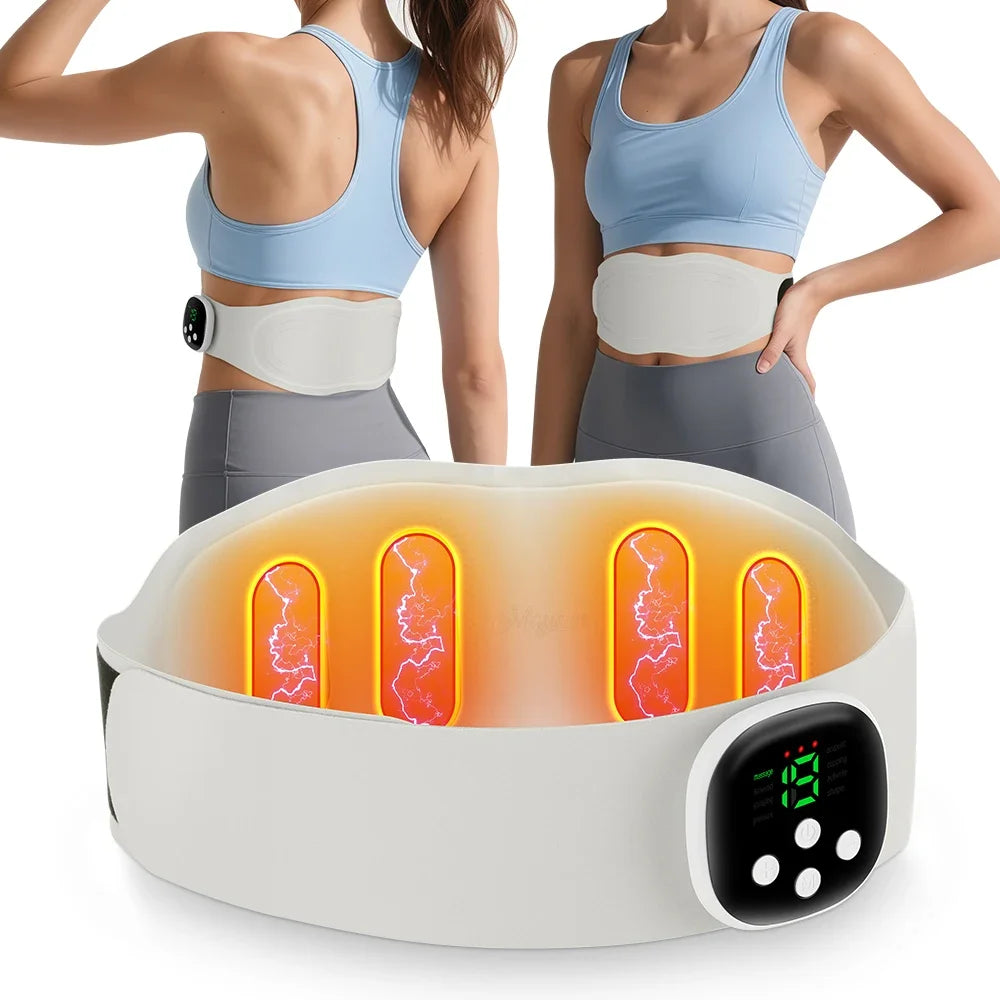 Electric Heating Waist Massager – EMS Heat Therapy Plus
