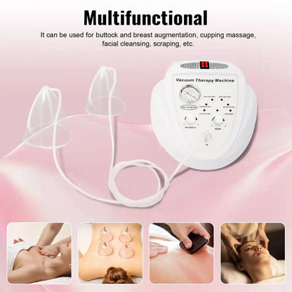 Breast Enlargement Vacuum Massager 3D – Adjustable Suction
