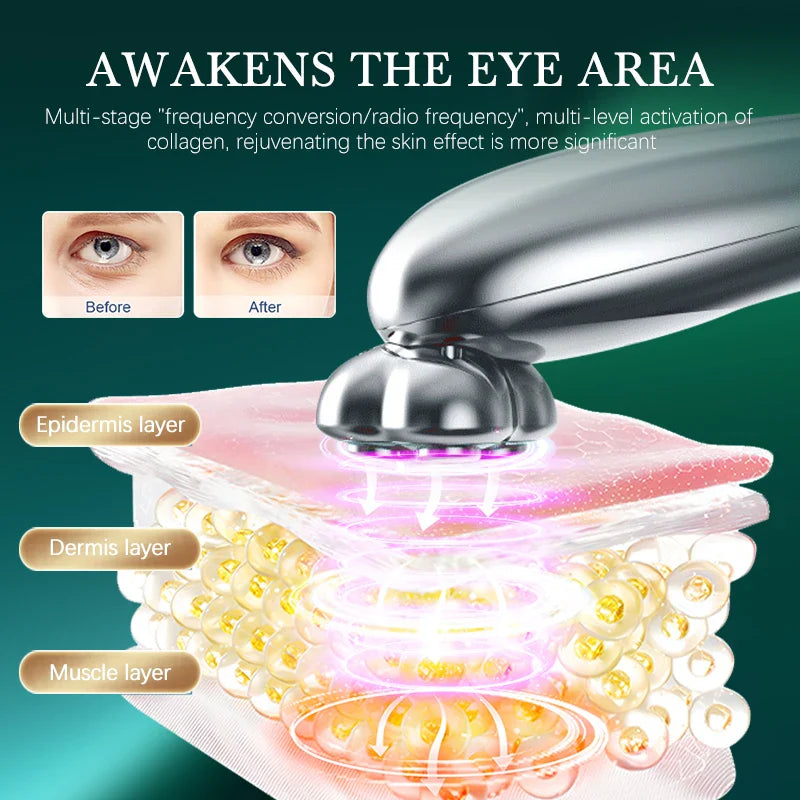 Eye Massage Device Microcurrent Skin Firming Anti Aging
