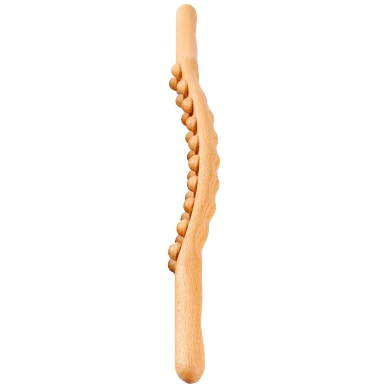 Beech Gua Sha Massage Bar For Full Body Rolling Meridian