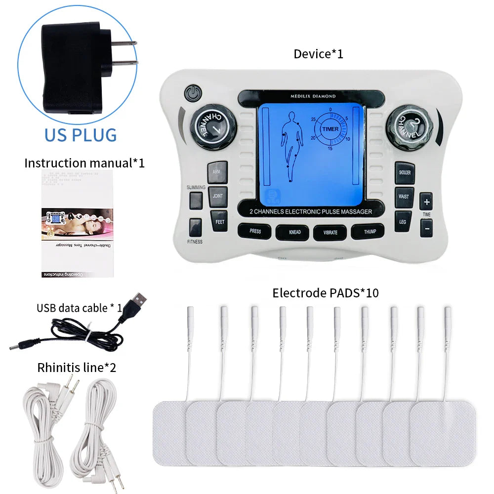 EMS Neck Massager with Acupoints, Muscle Stimulator for Physiotherapy