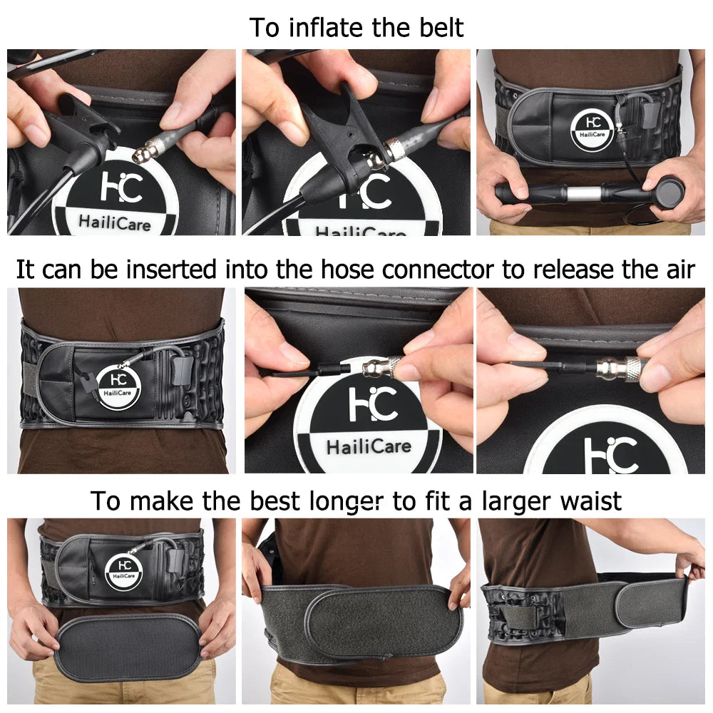 Inflatable Lumbar Support Belt