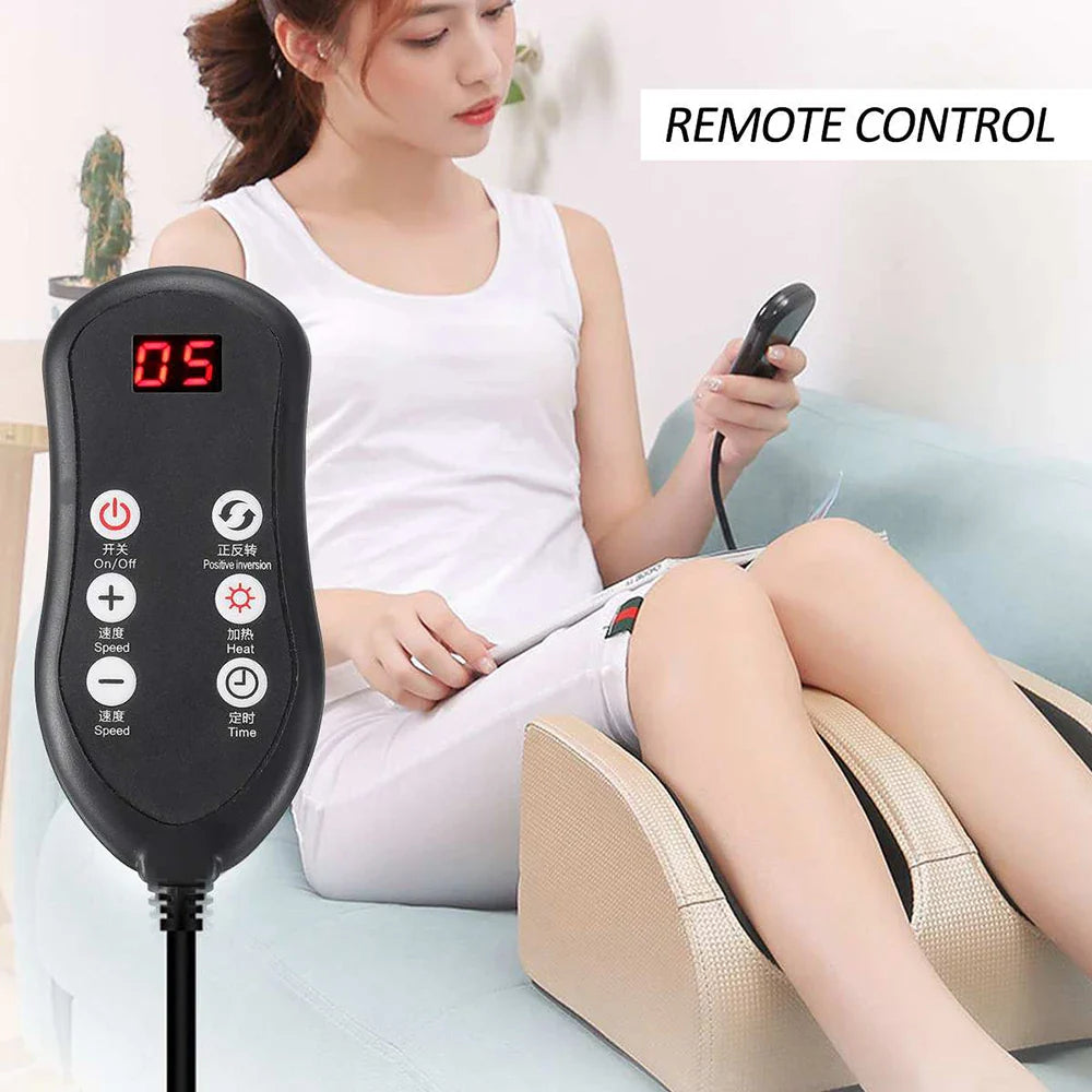 Electric Foot Massager with Heating, Shiatsu Kneading and Roller Massage
