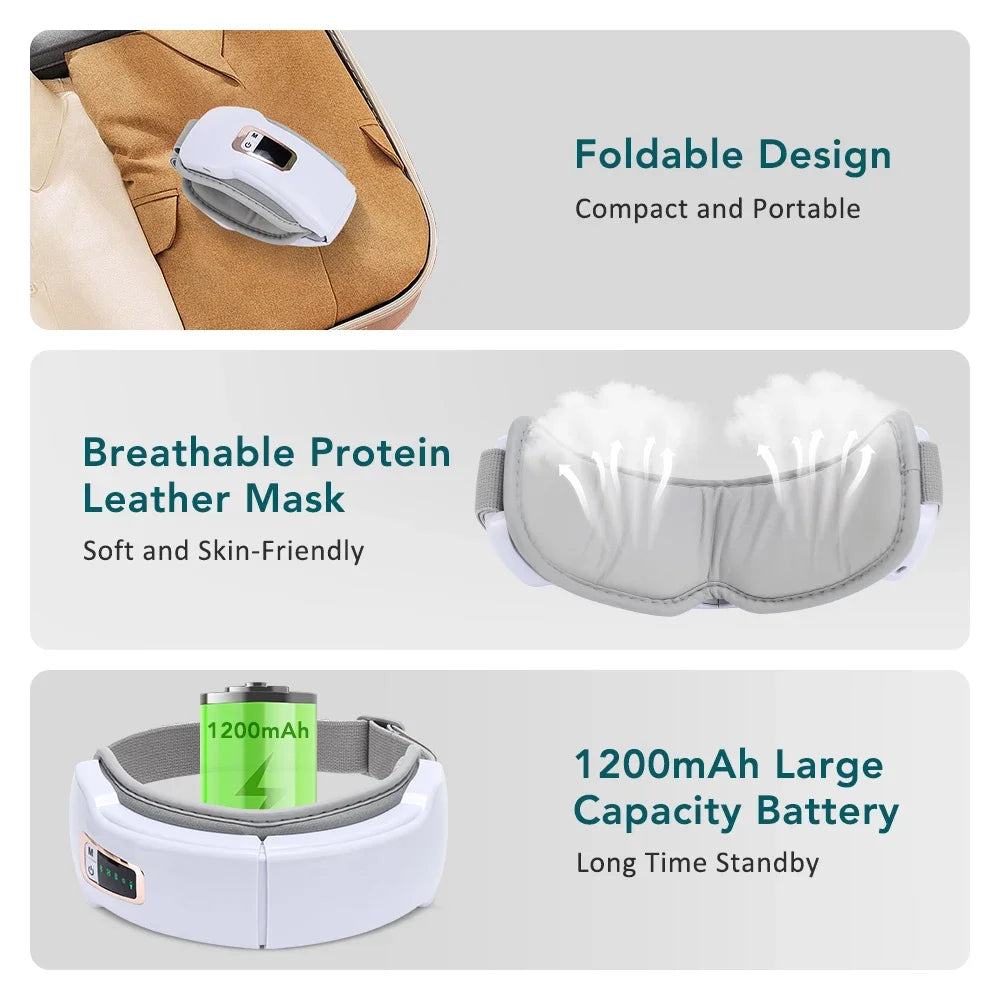 Electric Eye Massager – Wireless Charging And Air Pressure