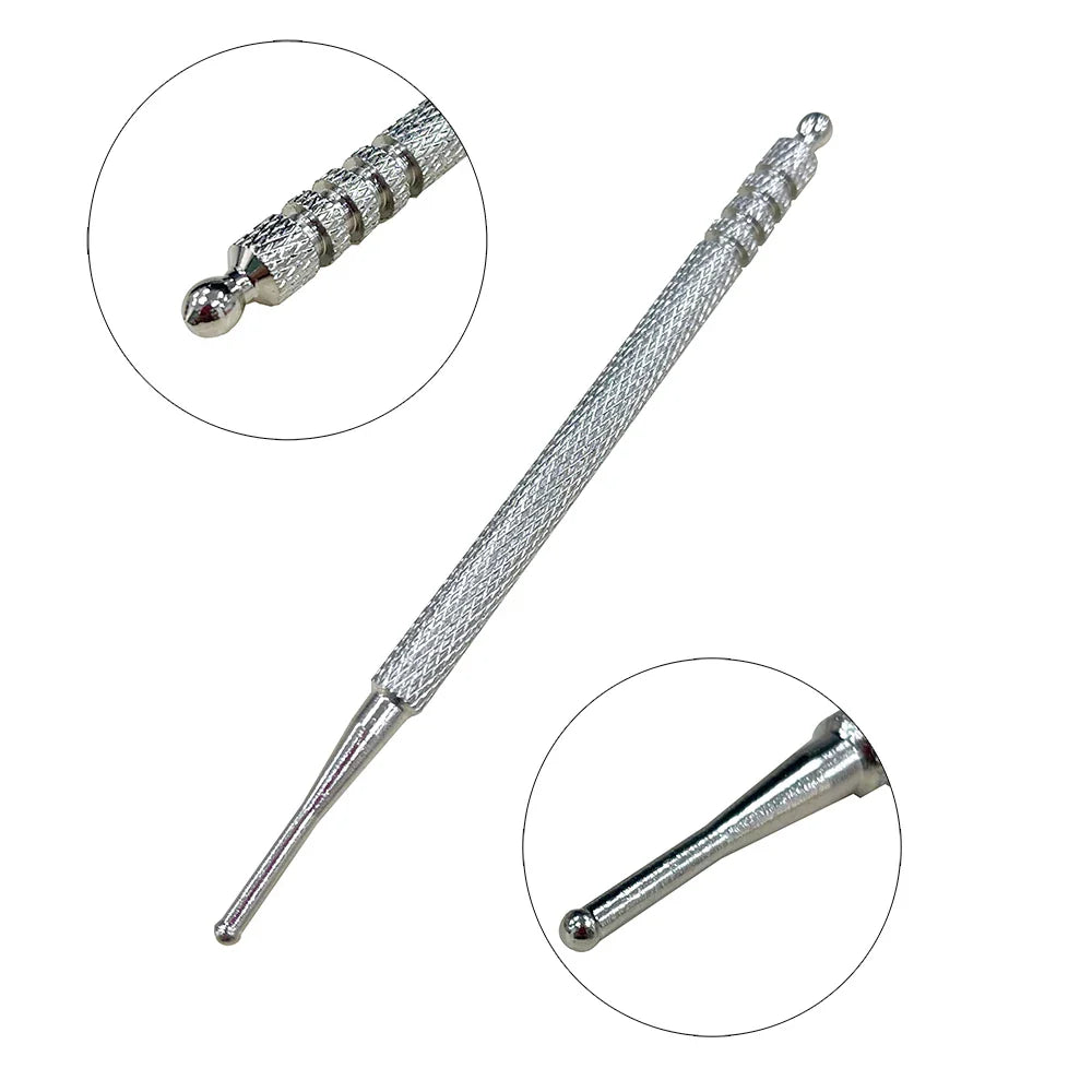 Brass Auriculotherapy Retractable Acupuncture Ear Probe Massager
