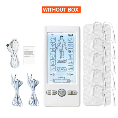 TENS EMS Muscle Stimulator, Portable Digital Pulse Massager for Physiotherapy